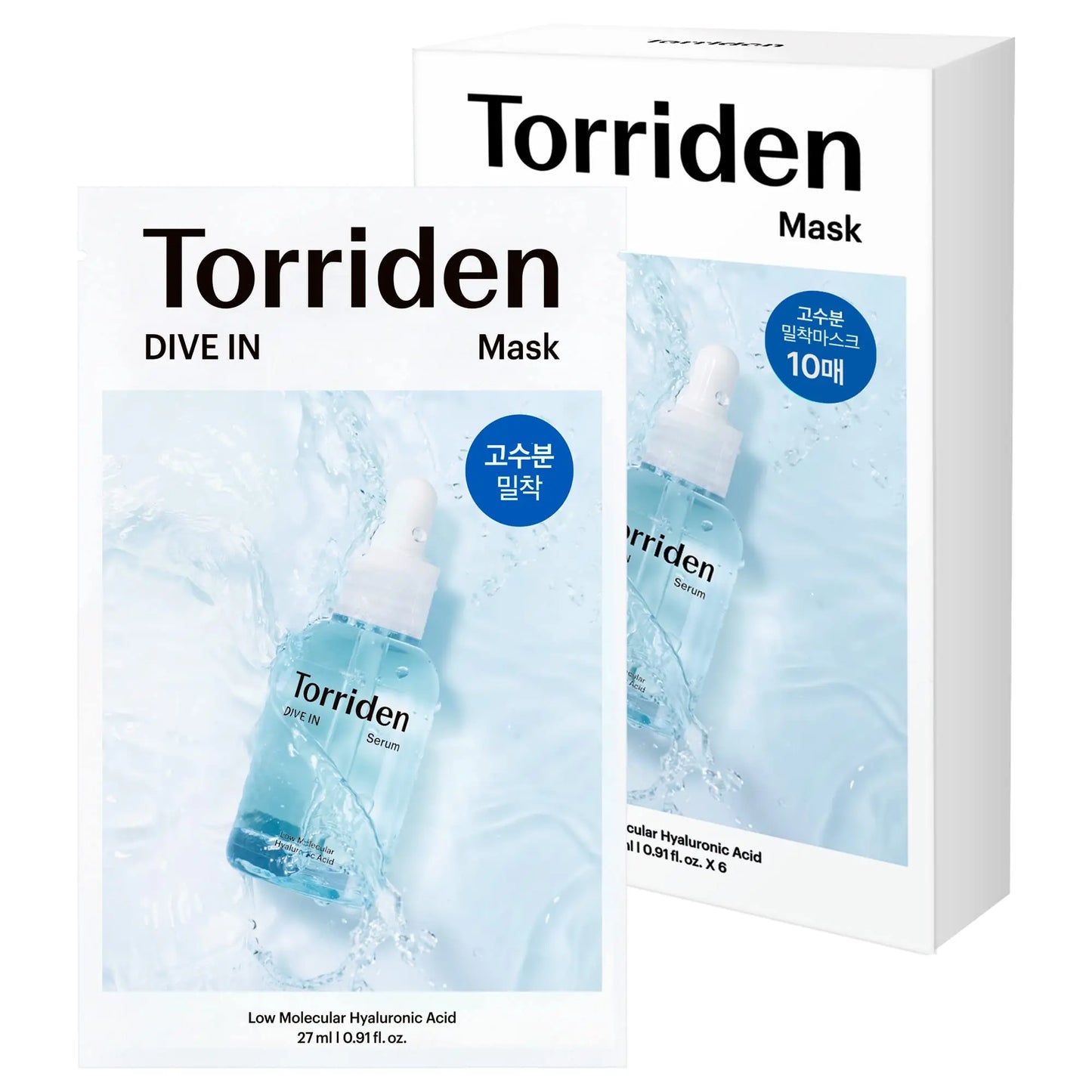 [Torriden] DIVE IN Low Molecular Hyaluronic Acid Mask Sheet 10ea vtgigy-cx