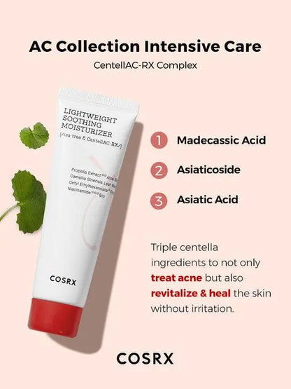 [Cosrx] AC Collection Lightweight Soothing Moisturizer 80ml vtgigy-cx