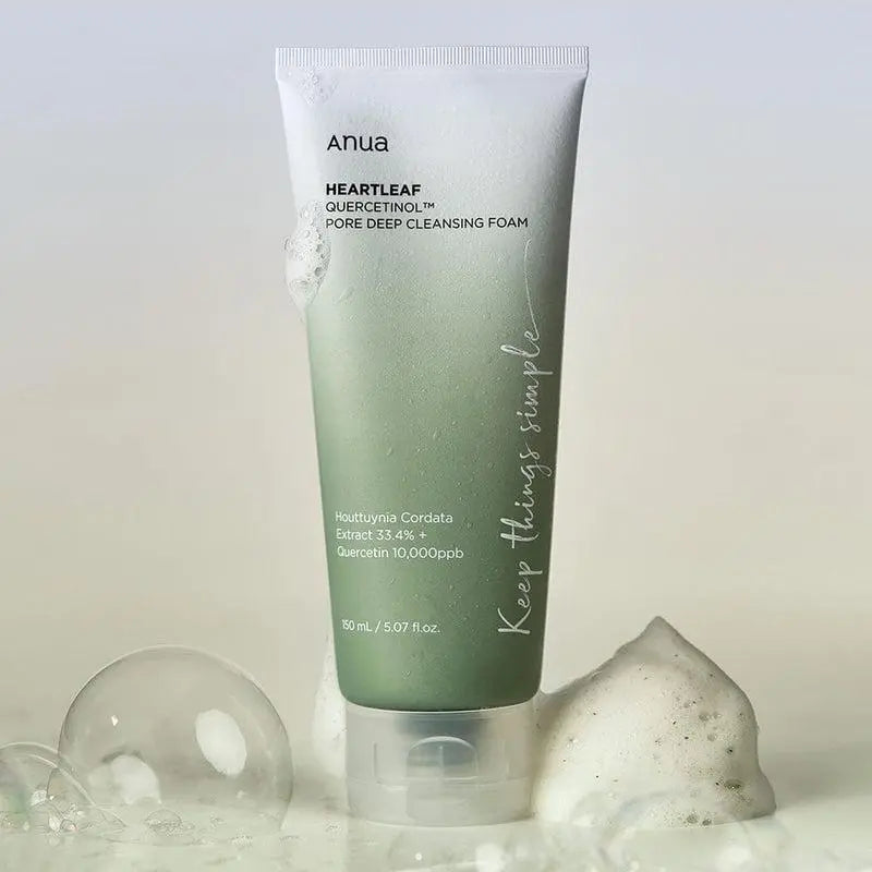 [Anua] HEARTLEAF QUERCETINOL PORE DEEP CLEANSING FOAM 150ML vtgigy-cx