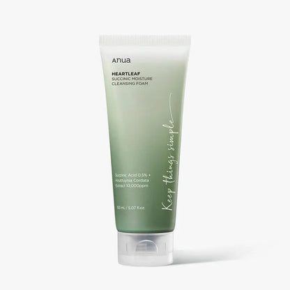 [Anua] HEARTLEAF SUCCINIC MOISTURE CLEANSING FOAM 150ml vtgigy-cx