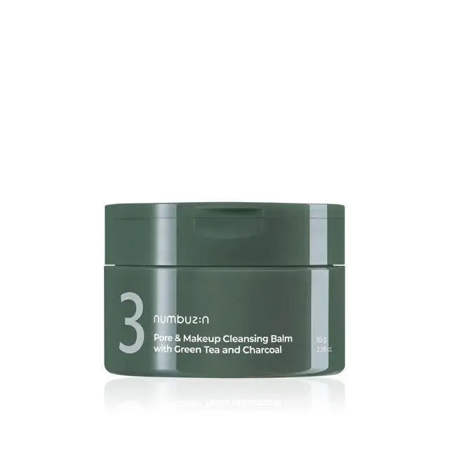 [Numbuzin] No.3 Pore & Makeup Cleansing Balm With Green Tea And Charcoal 85g vtgigy-cx