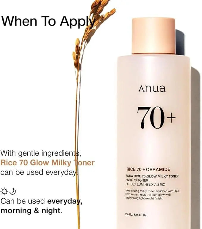 [Anua] RICE 70 GLOW MILKY TONER 250ml vtgigy-cx