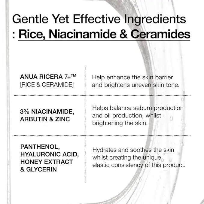 [Anua] 7 RICE CERAMIDE HYDRATING BARRIER SERUM 50ml Luxe K Beauty