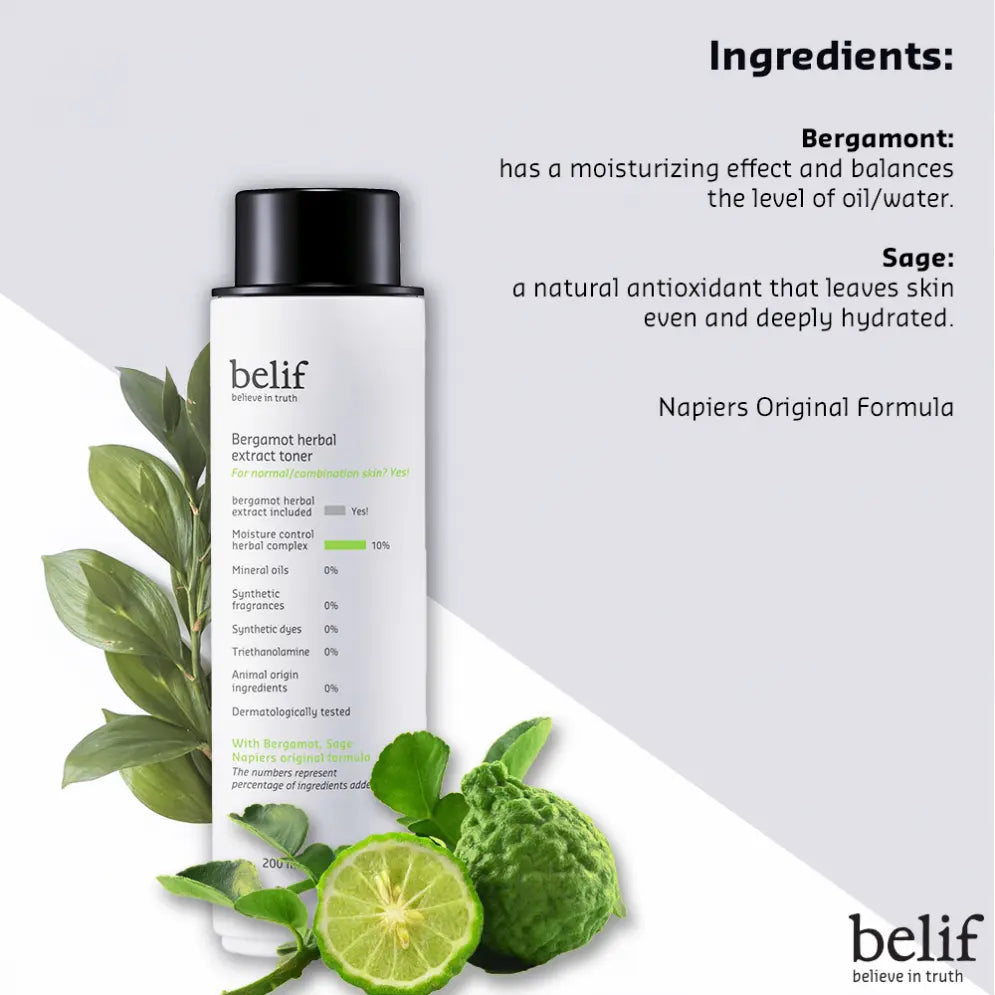 [Belif] Bergamot herbal extract toner 200 ml vtgigy-cx