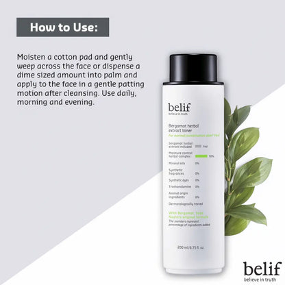 [Belif] Bergamot herbal extract toner 200 ml vtgigy-cx