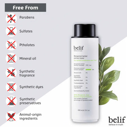 [Belif] Bergamot herbal extract toner 200 ml vtgigy-cx