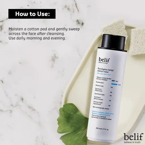 [Belif] Eucalyptus herbal extract toner 200 ml vtgigy-cx