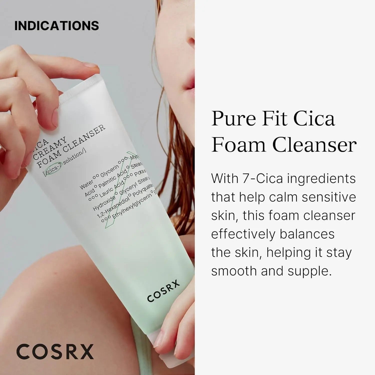 [Cosrx] Pure Fit Cica Creamy Foam Cleanser 150ml vtgigy-cx