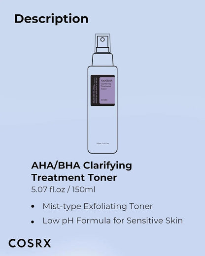 [Cosrx] AHA/BHA Clarifying Treatment Toner 150ml vtgigy-cx