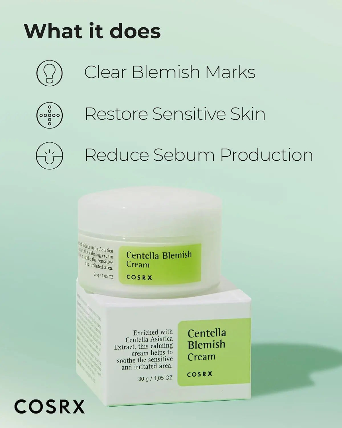 [Cosrx] Centella Blemish Cream 30ml vtgigy-cx