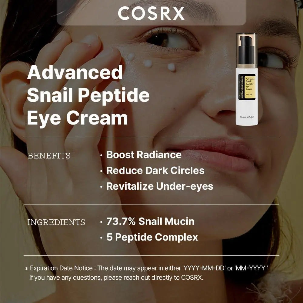 [Cosrx] Advanced Snail Peptide Eye Cream 25ml vtgigy-cx