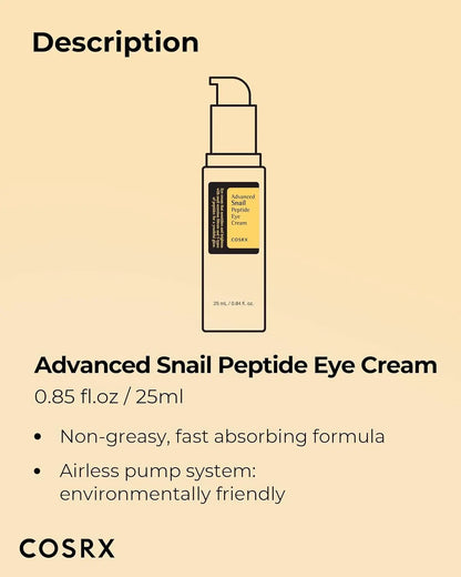 [Cosrx] Advanced Snail Peptide Eye Cream 25ml vtgigy-cx