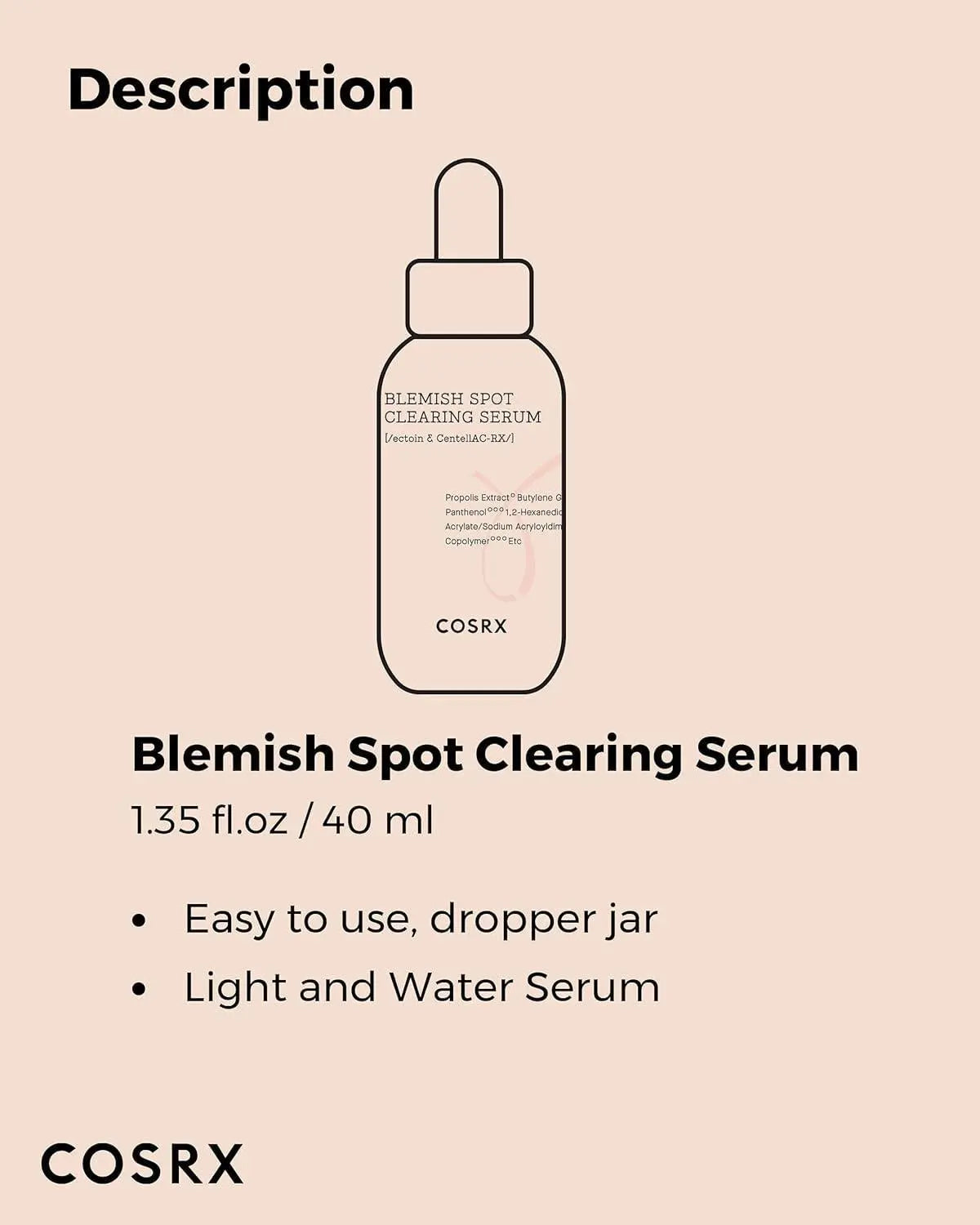 [Cosrx] AC Collection Blemish Spot Clearing Serum 40ml vtgigy-cx