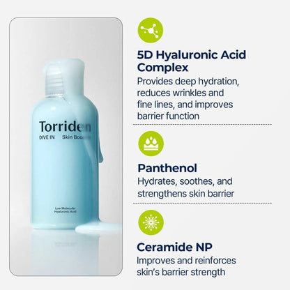 [Torriden] DIVE IN Low Molecular Hyaluronic Acid Skin Booster 200ml vtgigy-cx