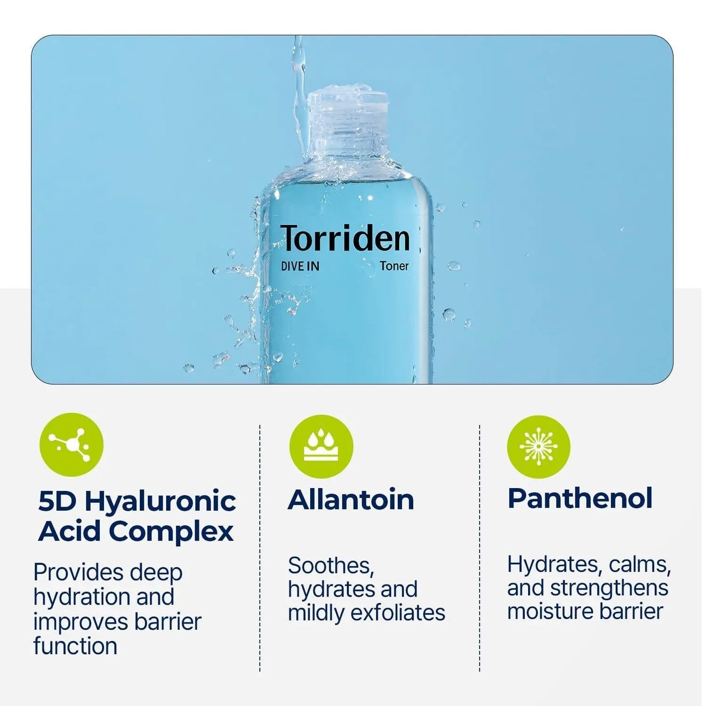 [Torriden] DIVE IN Low Molecular Hyaluronic Acid Toner 300ml vtgigy-cx