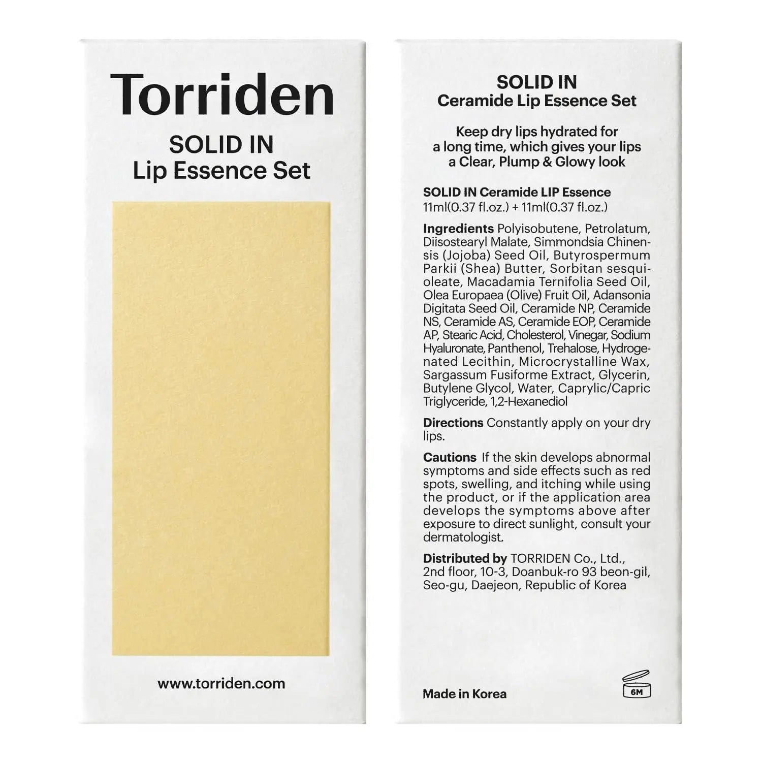 [Torriden] Solid In Ceramide Lip Essence 11ml vtgigy-cx