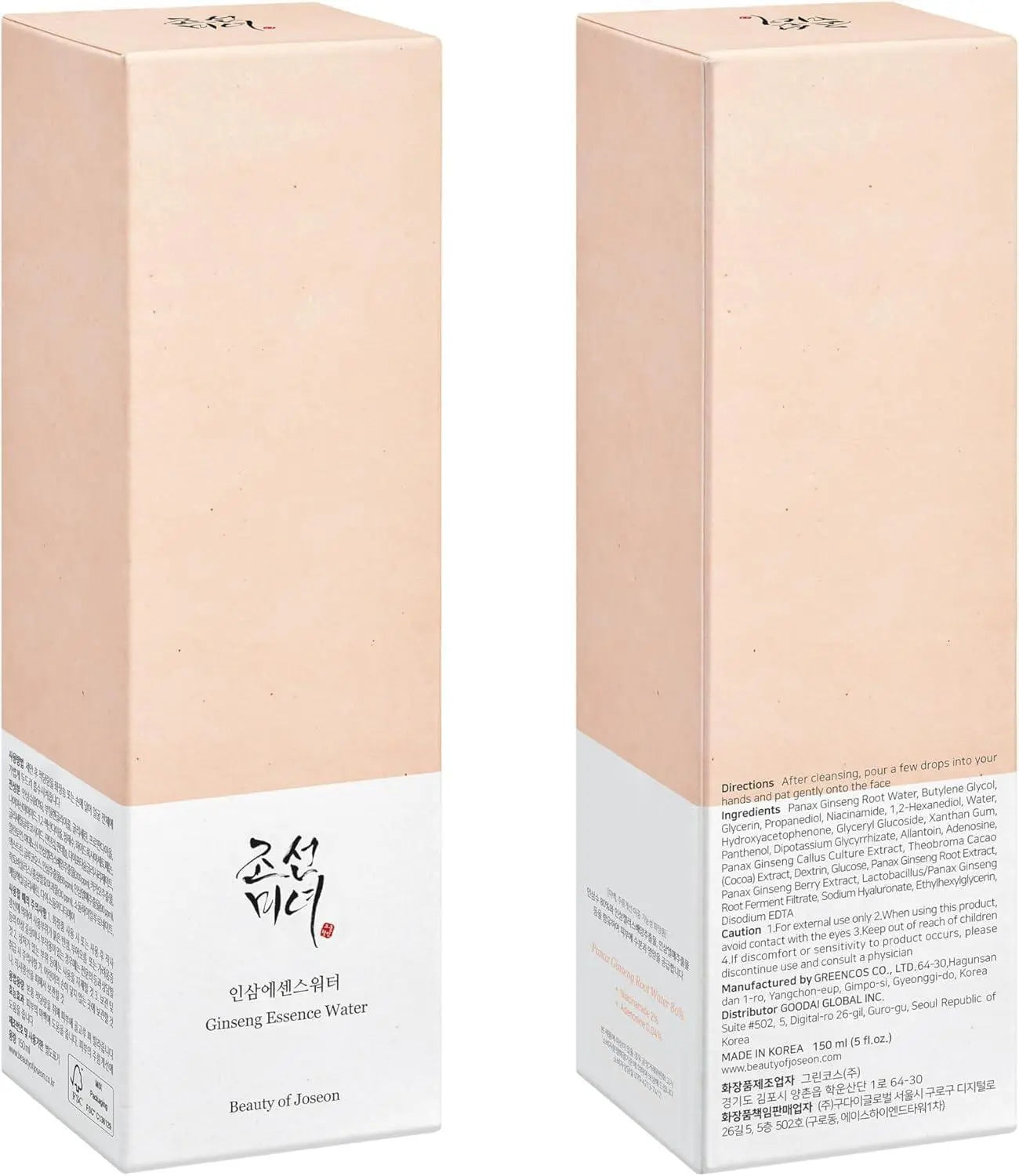 [BeautyOfJoseon] Ginseng Essence Water 150ml vtgigy-cx