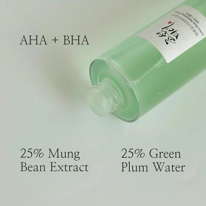 [BeautyOfJoseon] Green Plum Refreshing Toner : AHA + BHA 150ml vtgigy-cx