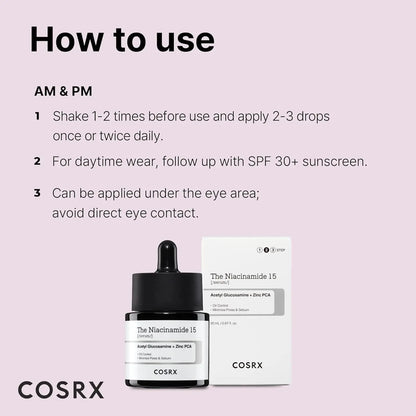 [Cosrx] The Niacinamide 15 Serum 20ml vtgigy-cx