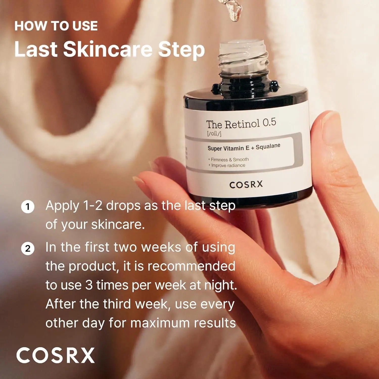 [Cosrx] The Retinol 0.5 Oil 20ml vtgigy-cx