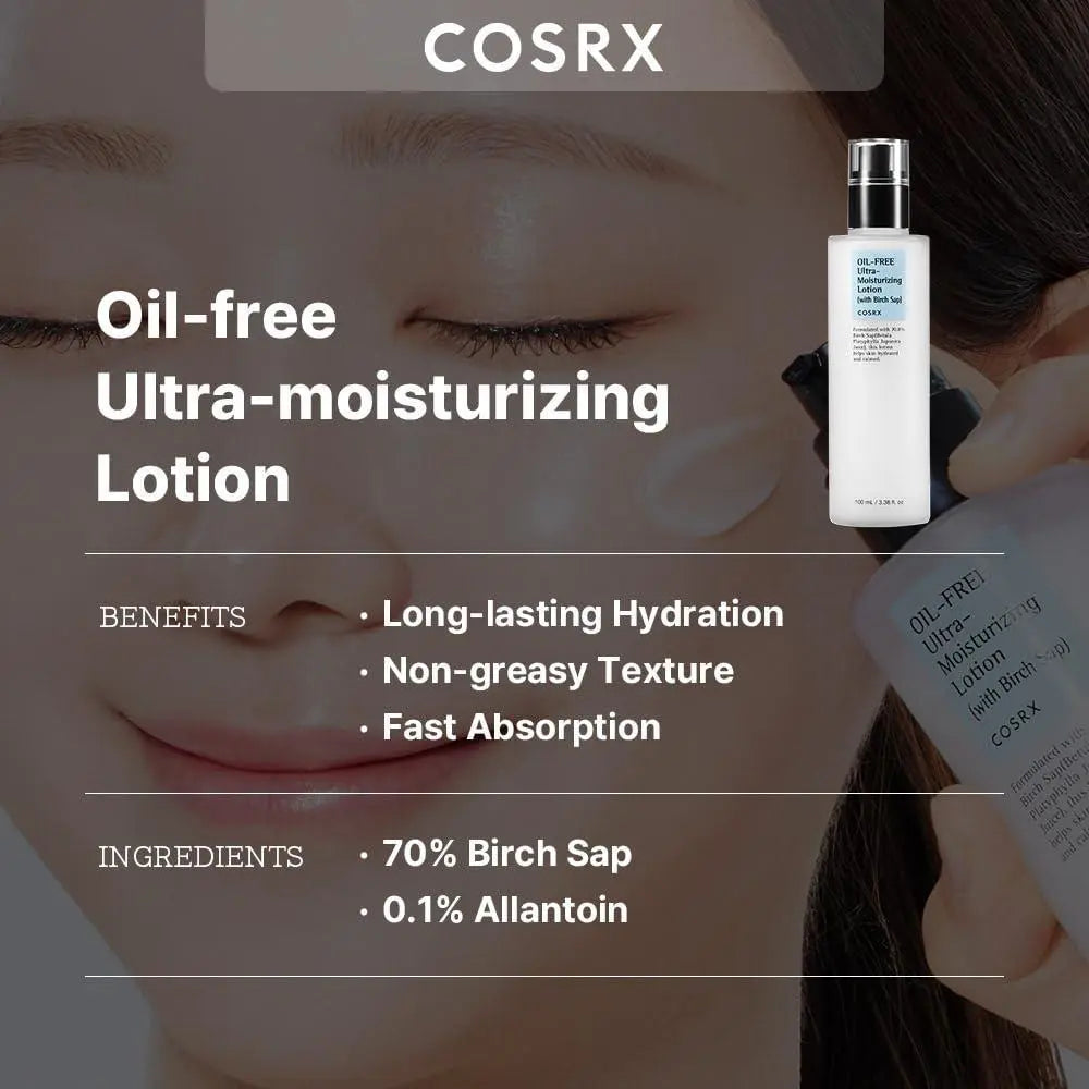 [Cosrx] Oil-Free Ultra-Moisturizing Lotion with Birch Sap 100ml vtgigy-cx