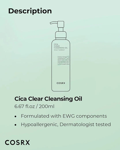 [Cosrx] Pure Fit Cica Clear Cleansing Oil 200ml vtgigy-cx